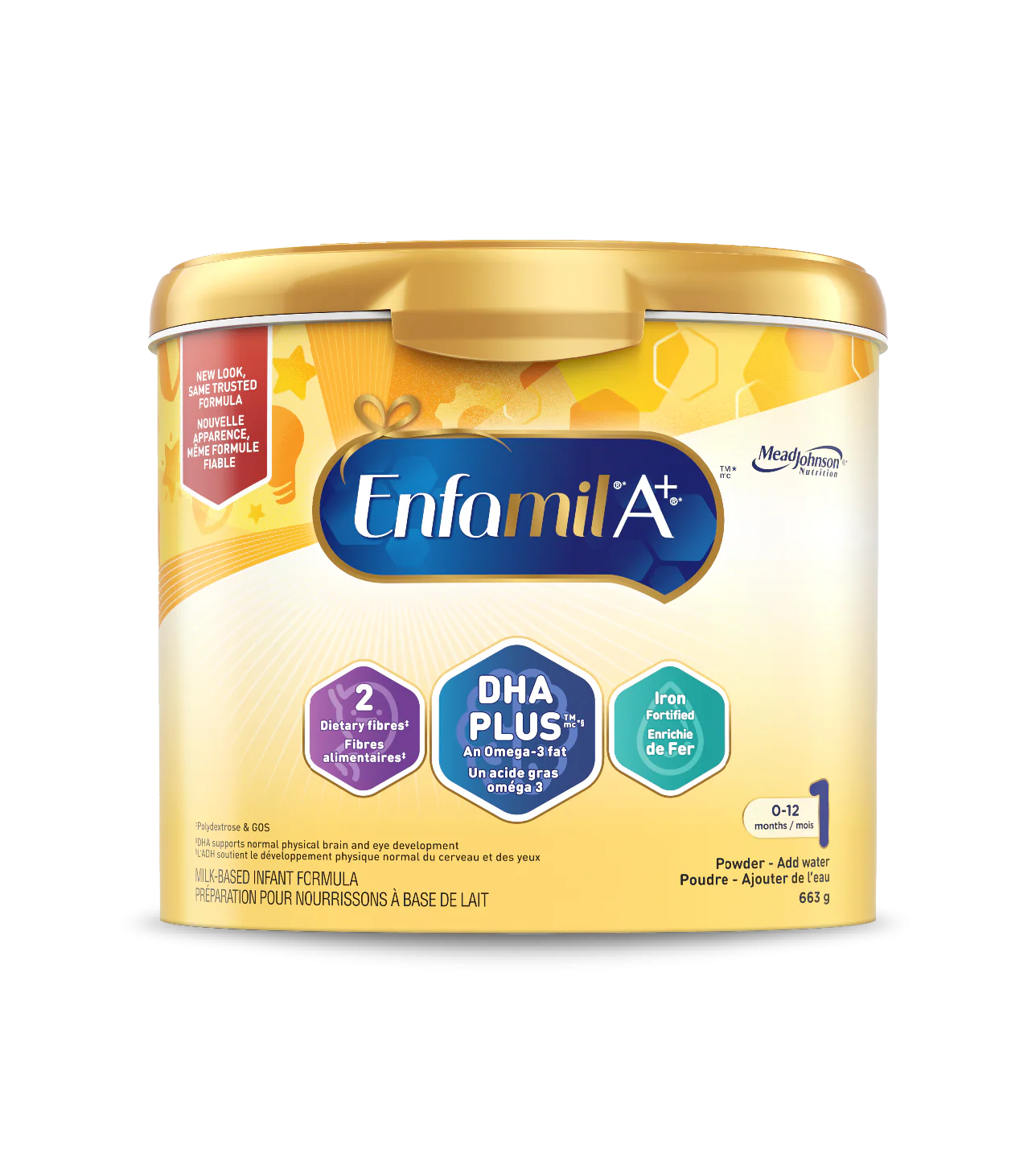 Enfamil A+ Infant Formula, Powder Tub, 663g